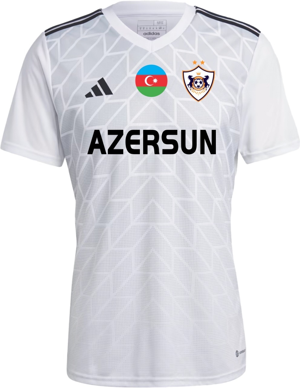 Qarabağ FK forması, ağ, uşaq